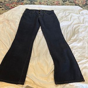 Navy American Eagle corduroy pants